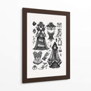 Arte de la moda victoriana - Yevheniia Lytvynovych | Cuadro decorativo de Canvas Lab