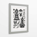 Arte de la moda victoriana - Yevheniia Lytvynovych | Cuadro decorativo de Canvas Lab