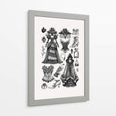 Arte de la moda victoriana - Yevheniia Lytvynovych | Cuadro decorativo de Canvas Lab