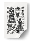 Arte de la moda victoriana - Yevheniia Lytvynovych | Cuadro decorativo de Canvas Lab