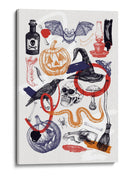 Arte de collage de Halloween - Yevheniia Lytvynovych | Cuadro decorativo de Canvas Lab