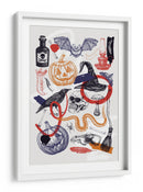 Arte de collage de Halloween - Yevheniia Lytvynovych | Cuadro decorativo de Canvas Lab