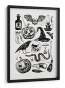 Halloween vintage - Yevheniia Lytvynovych | Cuadro decorativo de Canvas Lab