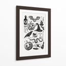 Halloween vintage - Yevheniia Lytvynovych | Cuadro decorativo de Canvas Lab