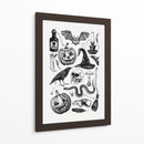 Halloween vintage - Yevheniia Lytvynovych | Cuadro decorativo de Canvas Lab