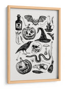 Halloween vintage - Yevheniia Lytvynovych | Cuadro decorativo de Canvas Lab