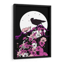 El cuervo y la luna llena II - Nicholas | Cuadro decorativo de Canvas Lab