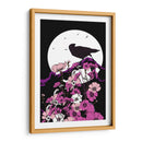 El cuervo y la luna llena II - Nicholas | Cuadro decorativo de Canvas Lab