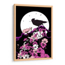 El cuervo y la luna llena II - Nicholas | Cuadro decorativo de Canvas Lab