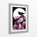 El cuervo y la luna llena II - Nicholas | Cuadro decorativo de Canvas Lab