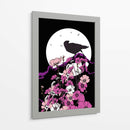 El cuervo y la luna llena II - Nicholas | Cuadro decorativo de Canvas Lab