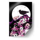 El cuervo y la luna llena II - Nicholas | Cuadro decorativo de Canvas Lab