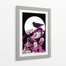 El cuervo y la luna llena III - Nicholas | Cuadro decorativo de Canvas Lab