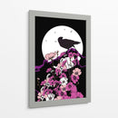 El cuervo y la luna llena III - Nicholas | Cuadro decorativo de Canvas Lab