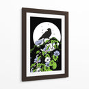 El cuervo y la luna llena IV - Nicholas | Cuadro decorativo de Canvas Lab