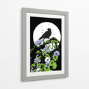 El cuervo y la luna llena IV - Nicholas | Cuadro decorativo de Canvas Lab