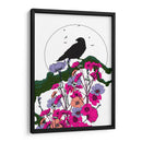 El cuervo y la luna llena V - Nicholas | Cuadro decorativo de Canvas Lab