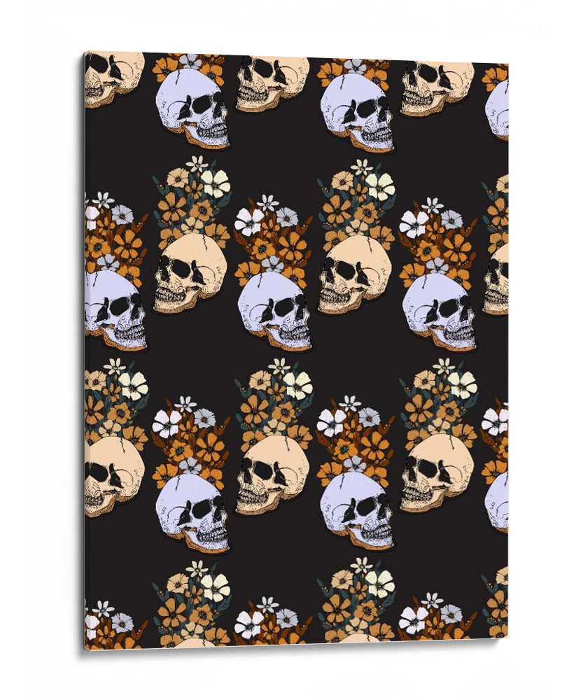 Calaveras y flores - Nicholas | Cuadro decorativo de Canvas Lab