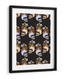 Calaveras y flores - Nicholas | Cuadro decorativo de Canvas Lab