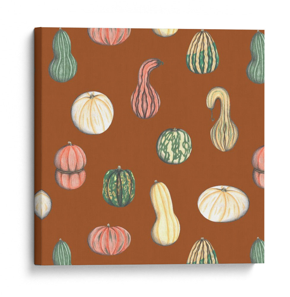 Danza de las calabazas de otoño - Cecilia Battaini | Cuadro decorativo de Canvas Lab