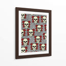 Calavera y rosas vintage - Nicholas | Cuadro decorativo de Canvas Lab