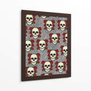 Calavera y rosas vintage - Nicholas | Cuadro decorativo de Canvas Lab