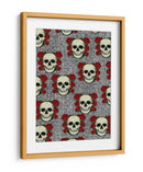 Calavera y rosas vintage - Nicholas | Cuadro decorativo de Canvas Lab