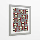 Calavera y rosas vintage - Nicholas | Cuadro decorativo de Canvas Lab