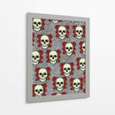 Calavera y rosas vintage - Nicholas | Cuadro decorativo de Canvas Lab
