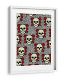 Calavera y rosas vintage - Nicholas | Cuadro decorativo de Canvas Lab