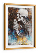 Ilustración de dibujo de calavera divertida 48 - Rafal Kulik | Cuadro decorativo de Canvas Lab