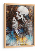 Ilustración de dibujo de calavera divertida 48 - Rafal Kulik | Cuadro decorativo de Canvas Lab