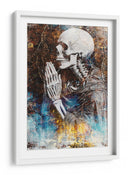 Ilustración de dibujo de calavera divertida 48 - Rafal Kulik | Cuadro decorativo de Canvas Lab