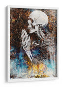 Ilustración de dibujo de calavera divertida 48 - Rafal Kulik | Cuadro decorativo de Canvas Lab