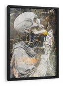 Ilustración de dibujo de calavera divertida n.° 47 - Rafal Kulik | Cuadro decorativo de Canvas Lab