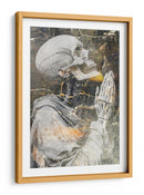 Ilustración de dibujo de calavera divertida n.° 47 - Rafal Kulik | Cuadro decorativo de Canvas Lab