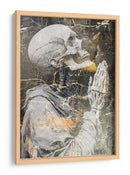 Ilustración de dibujo de calavera divertida n.° 47 - Rafal Kulik | Cuadro decorativo de Canvas Lab