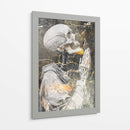 Ilustración de dibujo de calavera divertida n.° 47 - Rafal Kulik | Cuadro decorativo de Canvas Lab