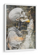 Ilustración de dibujo de calavera divertida n.° 47 - Rafal Kulik | Cuadro decorativo de Canvas Lab