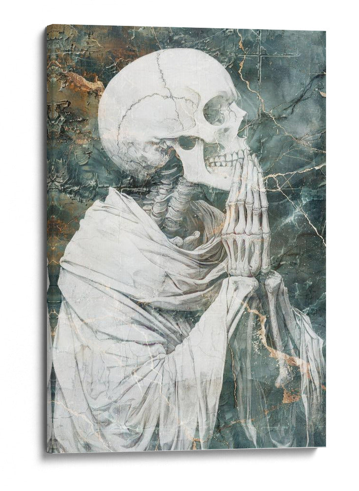 Ilustración de dibujo de calavera divertida n.° 46 - Rafal Kulik | Cuadro decorativo de Canvas Lab