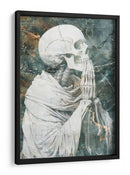 Ilustración de dibujo de calavera divertida n.° 46 - Rafal Kulik | Cuadro decorativo de Canvas Lab