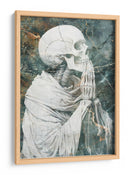 Ilustración de dibujo de calavera divertida n.° 46 - Rafal Kulik | Cuadro decorativo de Canvas Lab