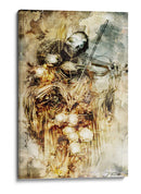 Ilustración de dibujo de calavera divertida 44 - Rafal Kulik | Cuadro decorativo de Canvas Lab