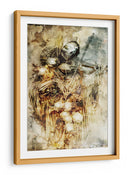 Ilustración de dibujo de calavera divertida 44 - Rafal Kulik | Cuadro decorativo de Canvas Lab