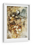 Ilustración de dibujo de calavera divertida 44 - Rafal Kulik | Cuadro decorativo de Canvas Lab