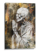 Ilustración de dibujo de calavera divertida 45 - Rafal Kulik | Cuadro decorativo de Canvas Lab