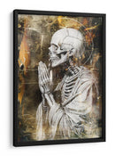 Ilustración de dibujo de calavera divertida 45 - Rafal Kulik | Cuadro decorativo de Canvas Lab