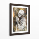 Ilustración de dibujo de calavera divertida 45 - Rafal Kulik | Cuadro decorativo de Canvas Lab