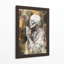 Ilustración de dibujo de calavera divertida 45 - Rafal Kulik | Cuadro decorativo de Canvas Lab