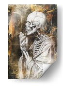 Ilustración de dibujo de calavera divertida 45 - Rafal Kulik | Cuadro decorativo de Canvas Lab